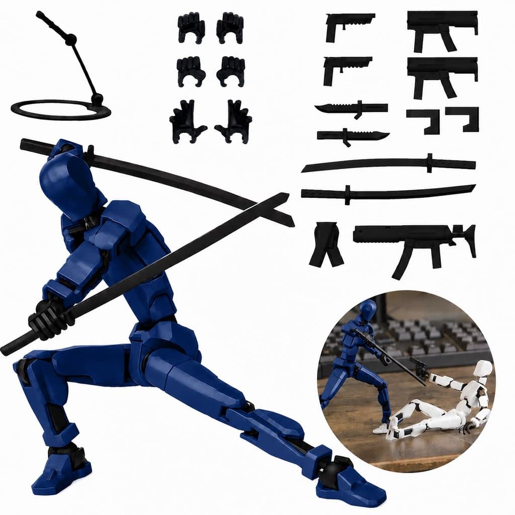 Boneco Dummy 13 Articulado Kit 3D Presente Criativo Crianças Artistas Anatomia Stop Brinquedo