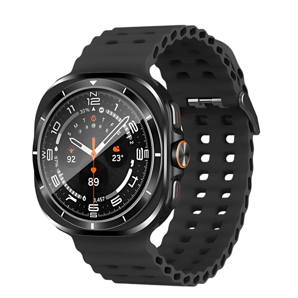Smartwatch Ultra 47mm Tela HD Bluetooth Chamadas NFC 1GB