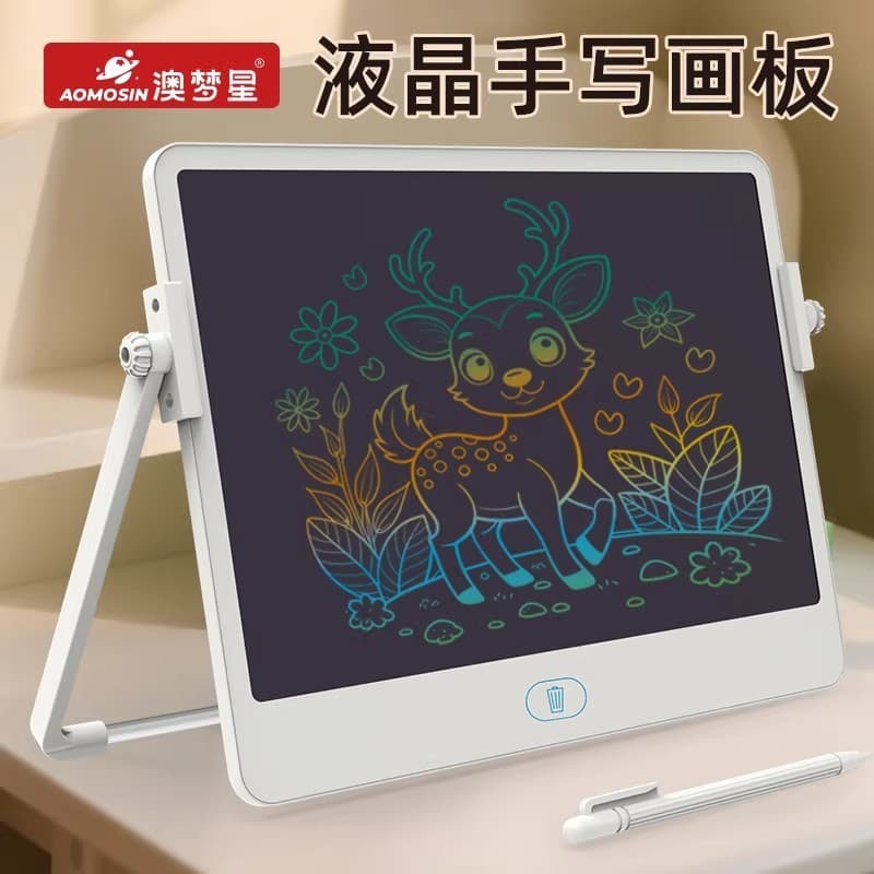 Quadro de escrita LCD de 12/16/20 polegadas para crianças, quadro de desenho, caligrafia, sem luz azul, quadro n