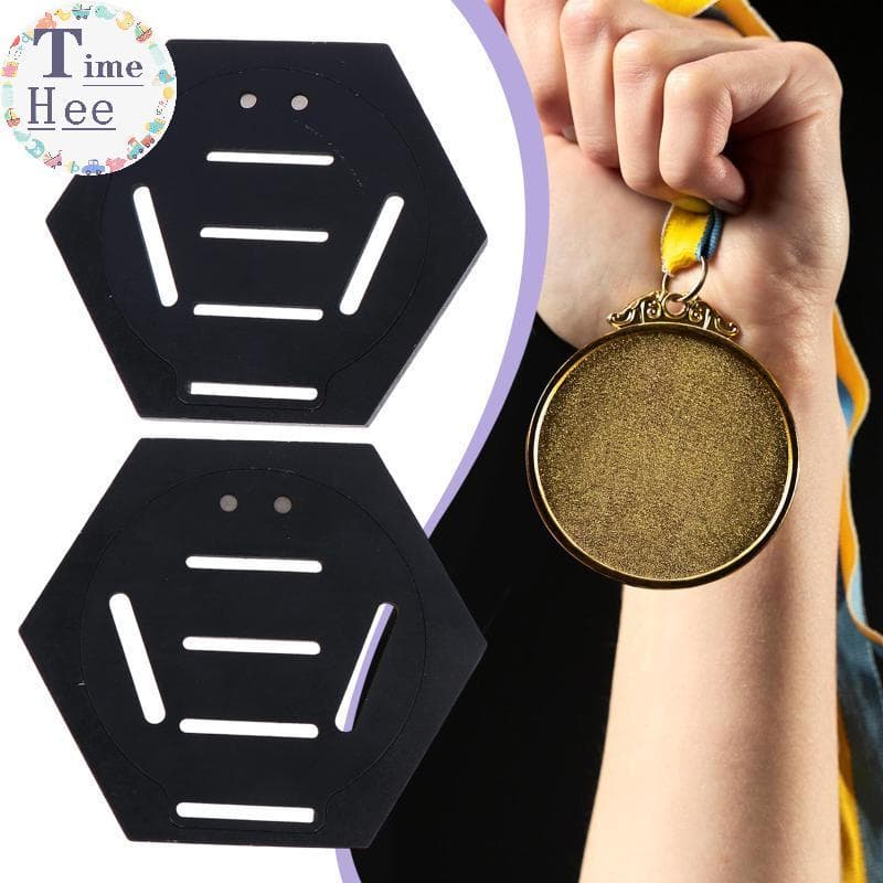 TimeHee Medalha De Madeira Expositor Multifuncional Fixado Na Parede Suporte De Prêmio Para Hoey Rugby Medalhas Esportiv