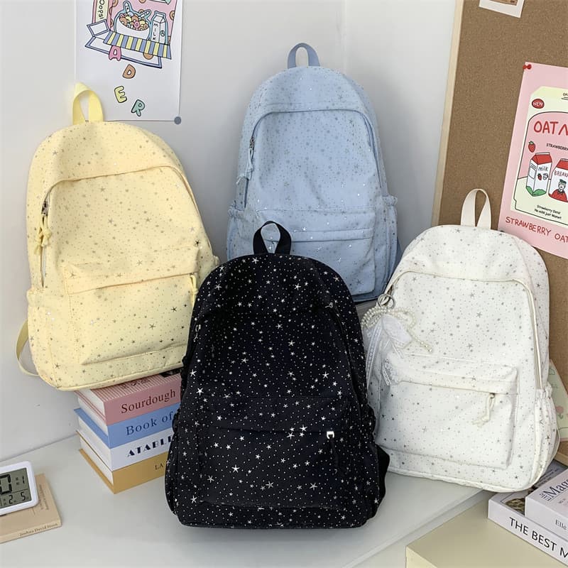 Mochila casual, mochila escolar versátil para estudantes, modelo novo e leve para meninas, mochila de grande capacidade