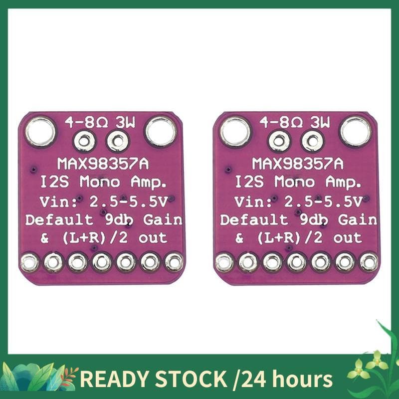 2X Max98357 I2S 3W Classe D Amplificador Breakout Interface Decodificador Módulo Placa De Áudio Sem Filtro Para