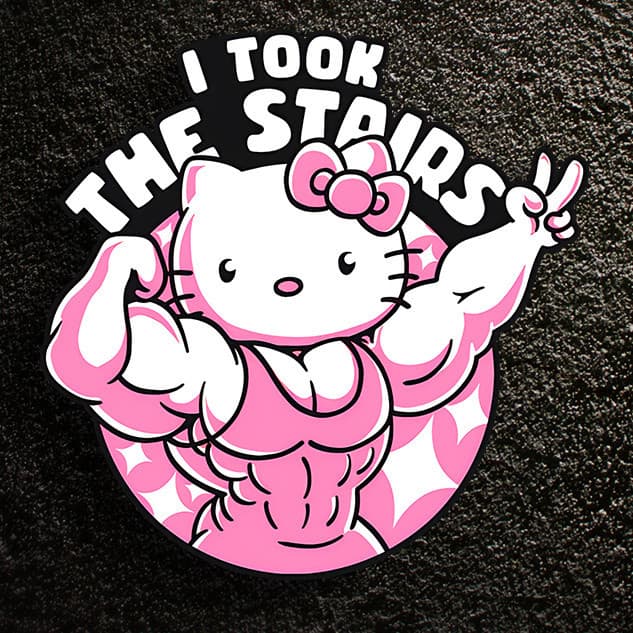 2026 novos produtos músculo Fitness Hobby adesivos de carro criativo personagens ingleses Design decoração corpo à prova