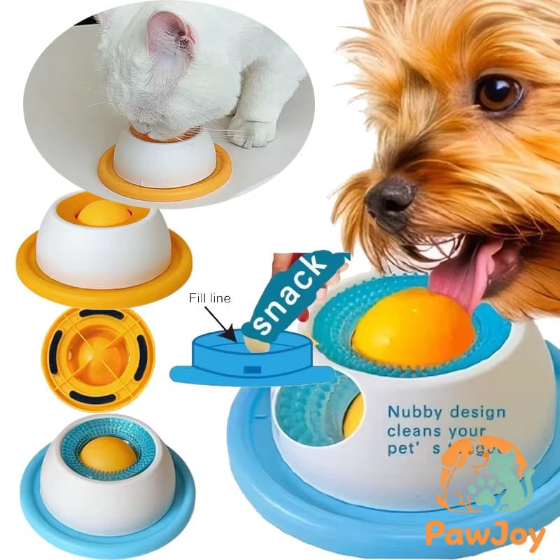 Tapete Lambendo para Pets com Ventosas, Comedouro Lento para Cães, Brinquedo Interativo para Iogurte, Resistente a Derra