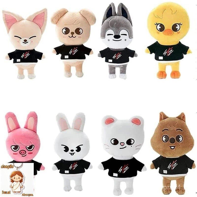 KPOP Street Crianças Skzoo Pelúcia 20cm Brinquedo De Desenho Animado muneca Presente Para