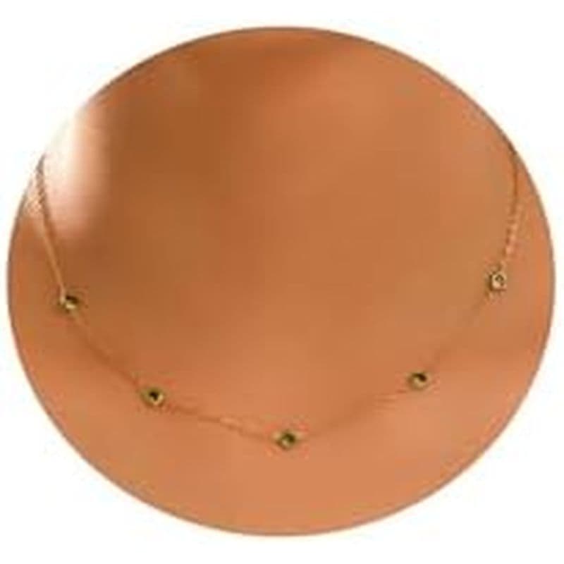 Delicado Colar Gargantilha Banhado A Ouro 18K Tiny CZ Station Para Mulheres | Colares Hipoalergênicos De Zircônia Cúbica