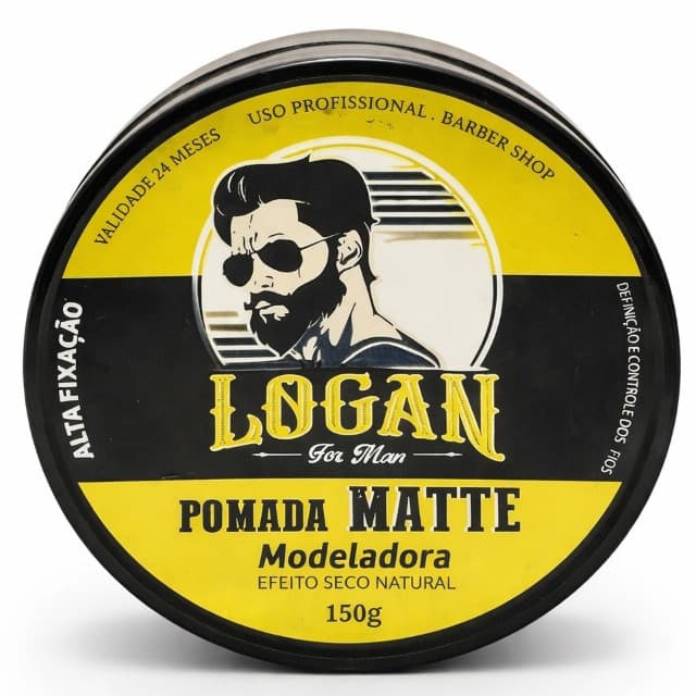 Cera profissional efeito matte 150g - Logan For Man