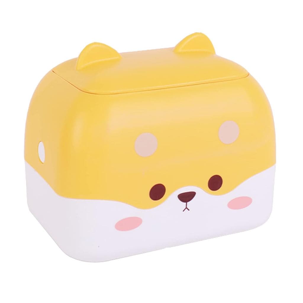 Lixeira Miniatura para Animais de Estimação Omeily - Lixeira de Mesa com Tampa de Dupla Pressão, Adequada para Banheiro,
