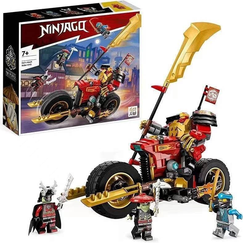 Blocos de Montar da Carroça Robótica do Kai de Ninjago para Meninos, Brinquedos Infantis ZlNR