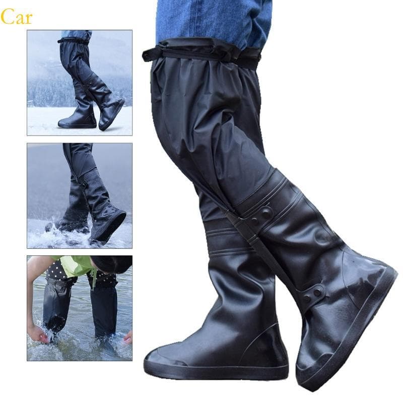 Carro Todos Os Climas Calçados Motociclistas Ciclismo Bota Capa Sapatos À Prova