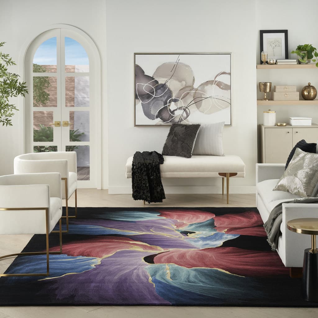 [Novo produto] luz nórdica luxo sala de estar areia tapete quarto cabeceira tapetes completos engrossados tapete geométr