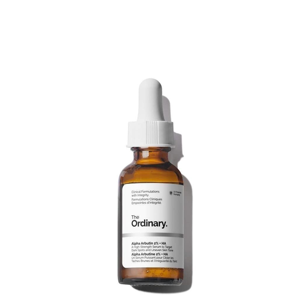 TheOrdinary Alpha Arbutin 2%+Ácido Hialurônico, Clareador da Cor da Pele, Combate manchas de pigmentação, 1 Onça 6RXM 1D