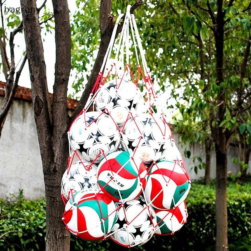 [bagreny] Bolsa De Rede De Transporte Portátil Para Bolas De Vôlei , Durável , Padrão , Corda De Nylon , Bola De Armazen