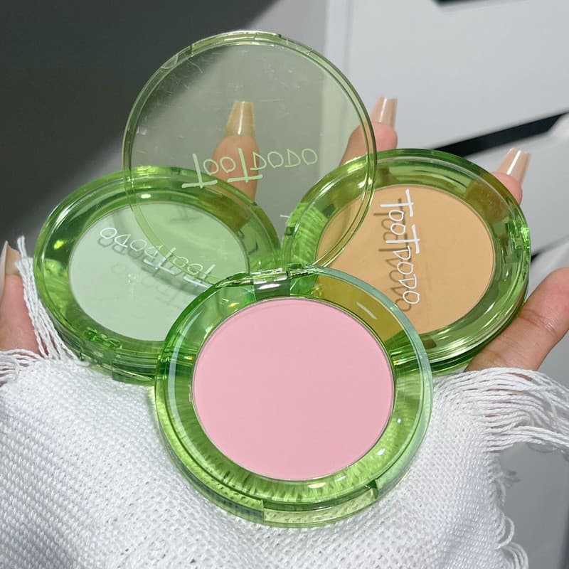 Toot Dodo ~ Nublado Soft Mist Blush Palette Estudante Natural Brightening Contouring Powder Expansão Cor Blush Azul All-