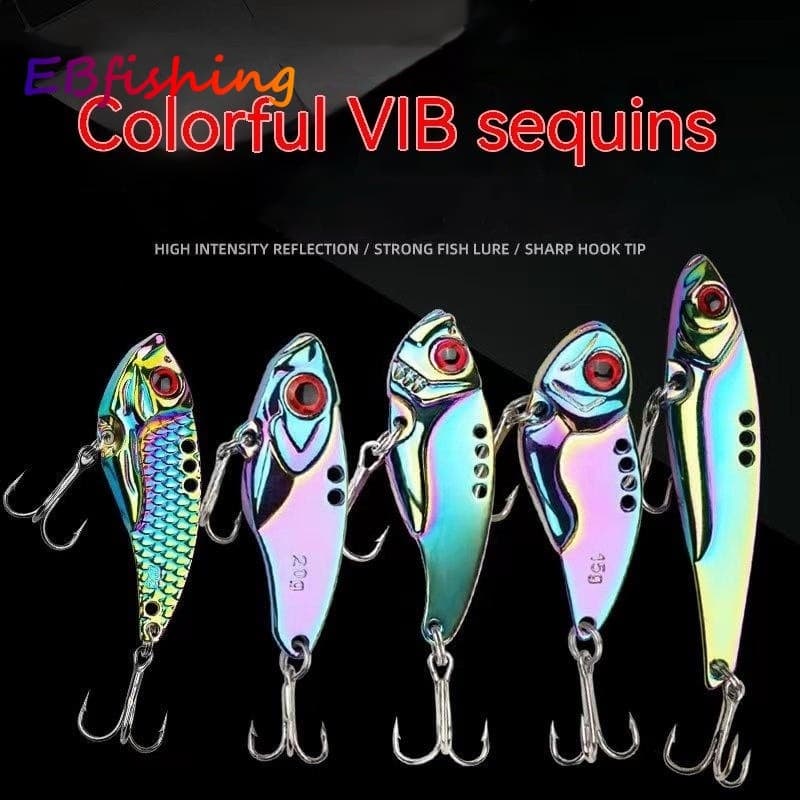 Colher De Gabarito De Pesca Iscas De Metal VIB Isca Lâmina Crankbaits Para Truta Baixo Salmão Água Doce Salgada
