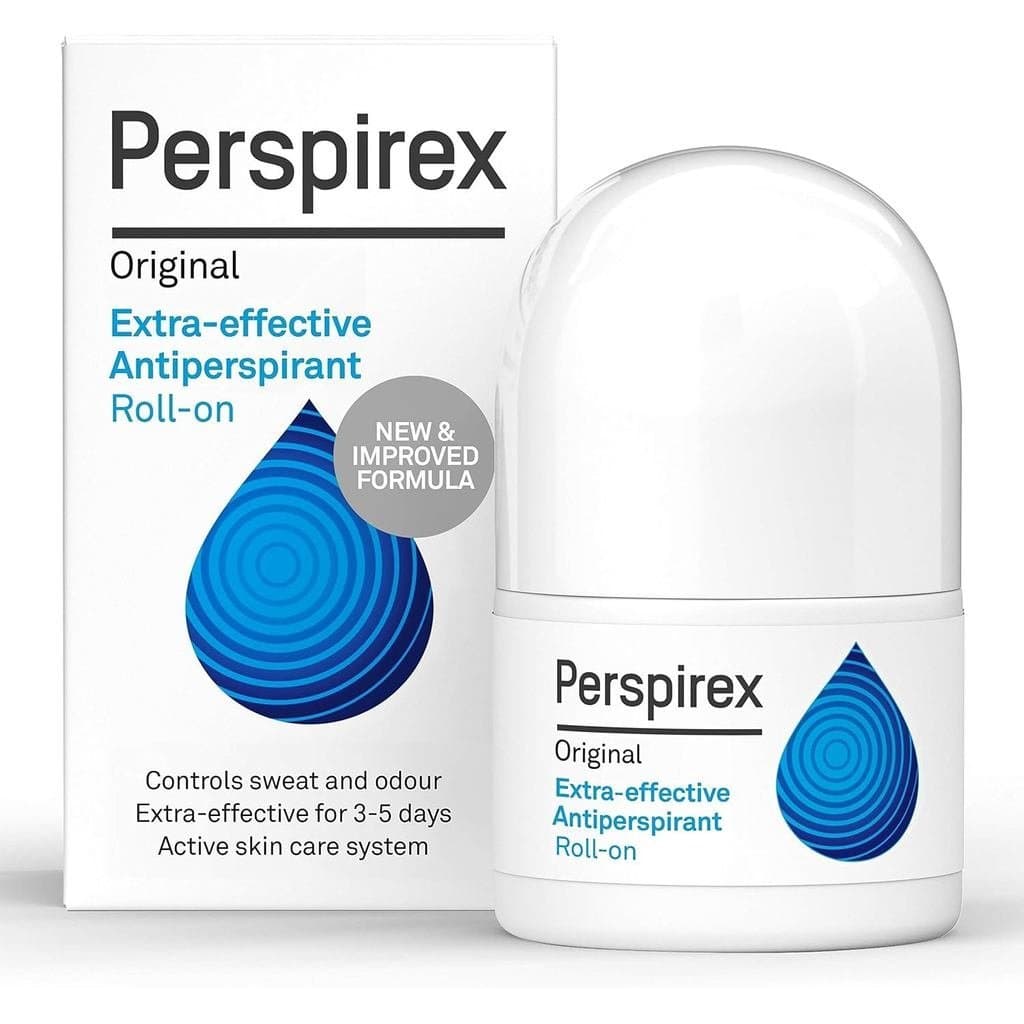 Perspirex Antitranspirante Roll-on Extra Forte 20ml |   Proteção Duradoura Contra o Suor |   ORIGINAL (Pacote com 5)