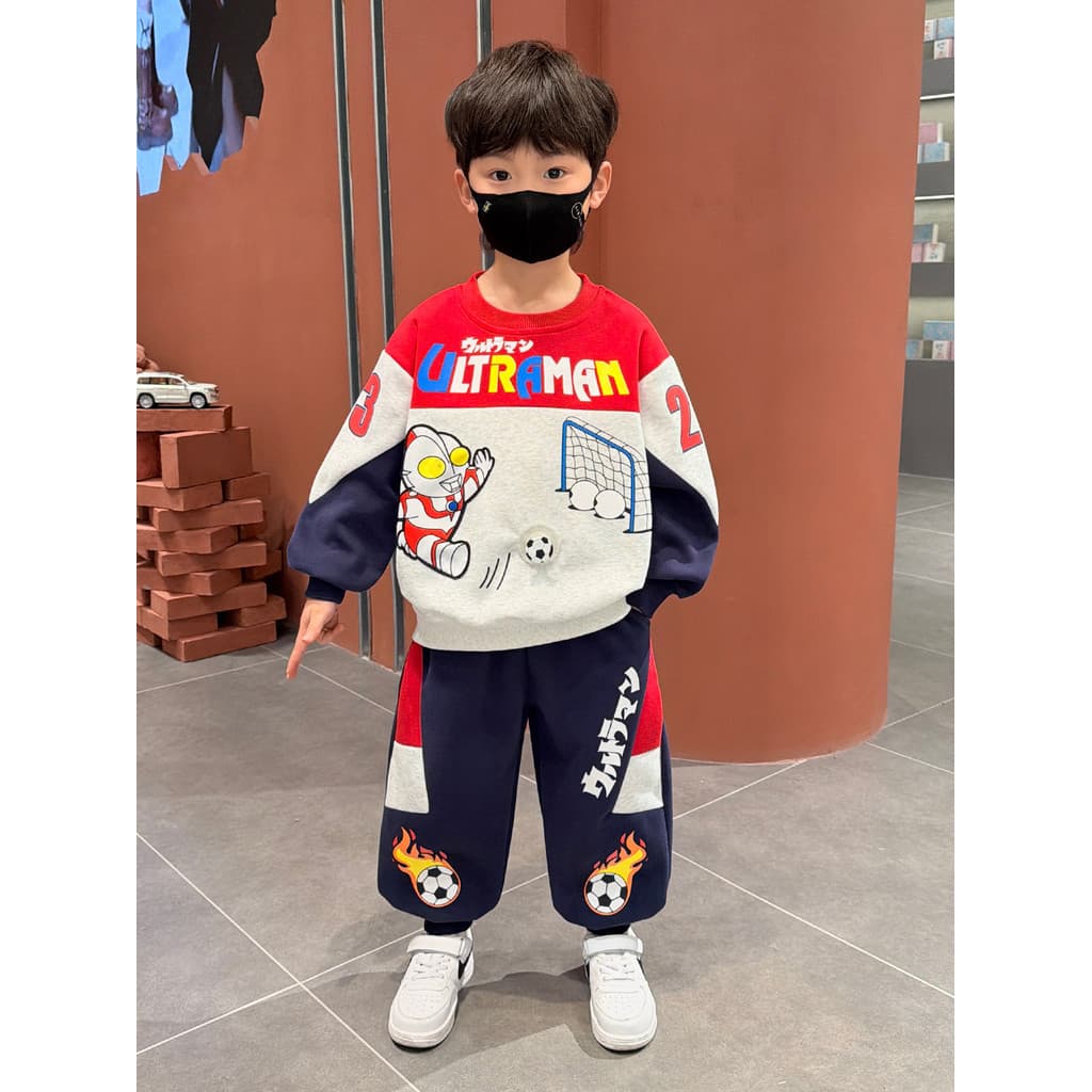 Ultraman crianças roupas de outono 2026 outono novo estilo meninos legal bonito Casual moletom terno meninos roupas espo