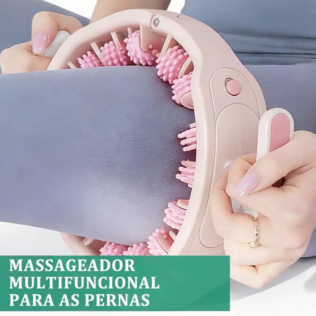 Rolo para Massagem Corporal Drenagem Linfática Lipedema Celulite