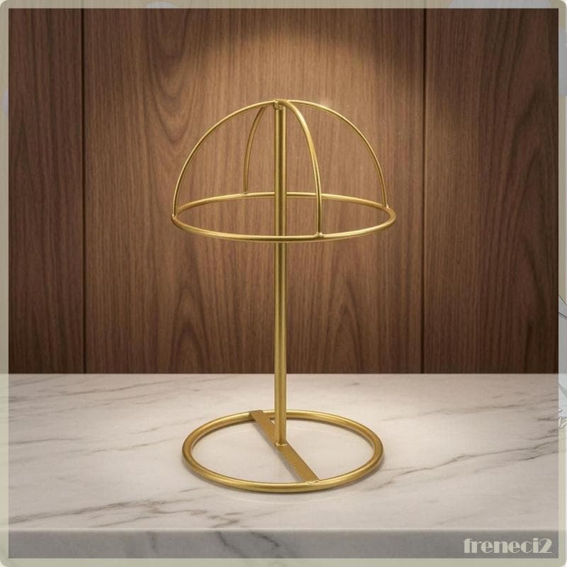 [Freneci2] Metal Chapéu Rack Dome Top Organizador De Expositor Para Prateleira De Exposição De Varejo Solução De Armazen