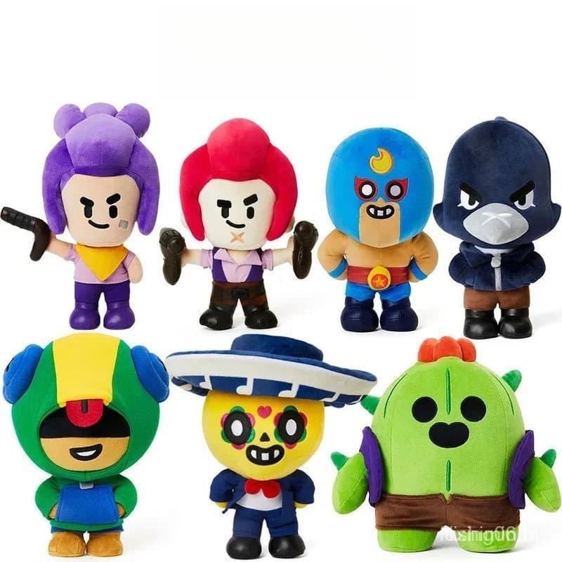 Adicionar ao Carrinho Brinquedo de Pelúcia Brawl Pico Shelly Coagulo Leon Poco Almofada de Brinquedo Estrela Bo