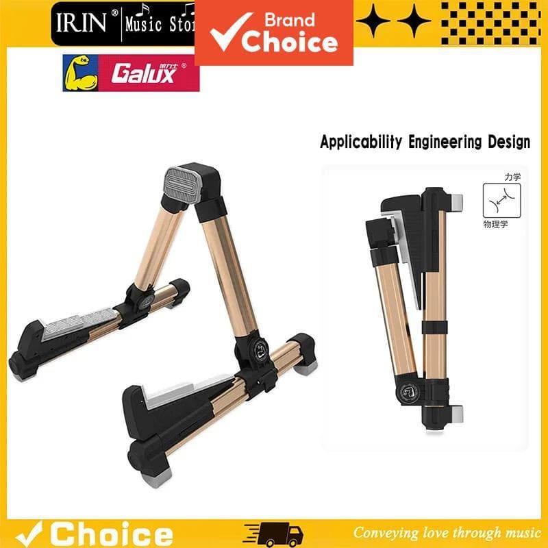 Suporte de guitarra universal dobrável em formato A para violão, guitarra elétrica, violino, ukulele, instrumento,