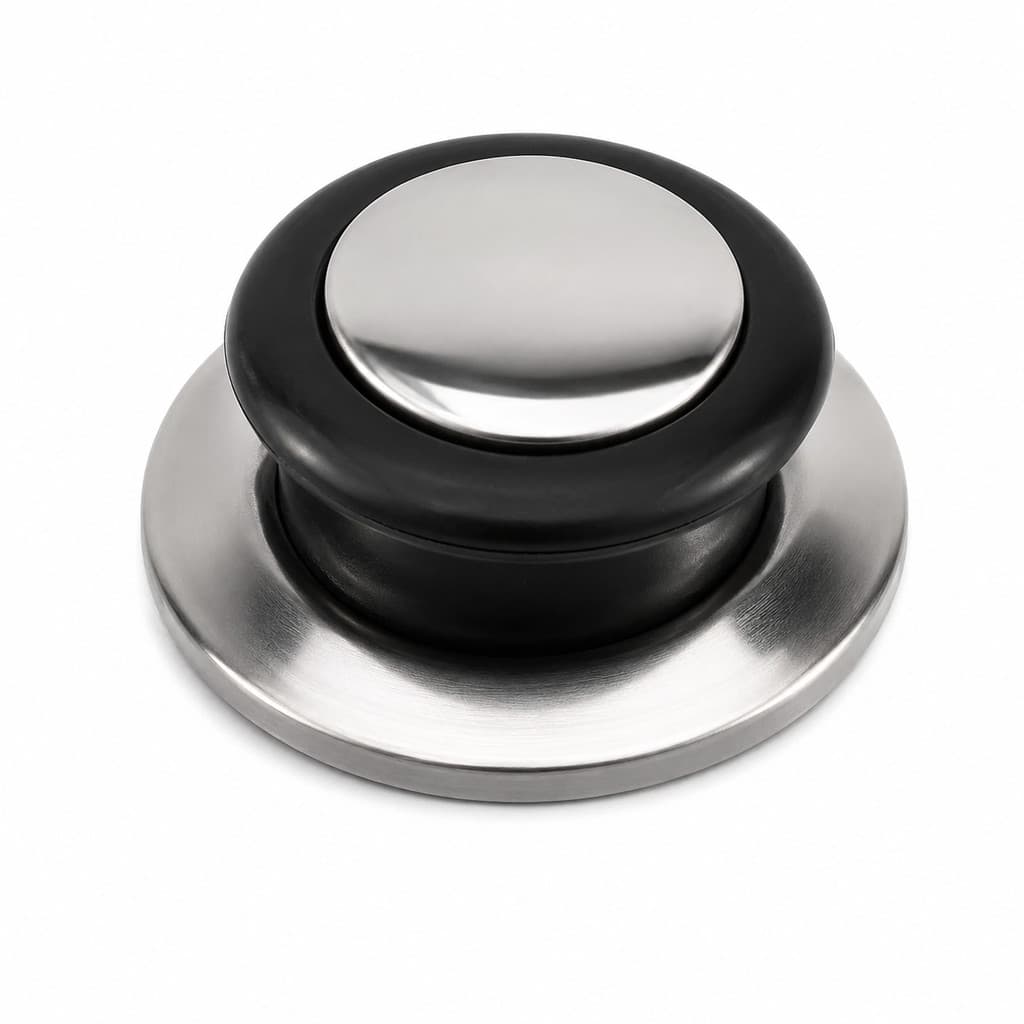Puxador Universal para Tampa de Panela Reposição com Acabamento Inox Fácil Instalação