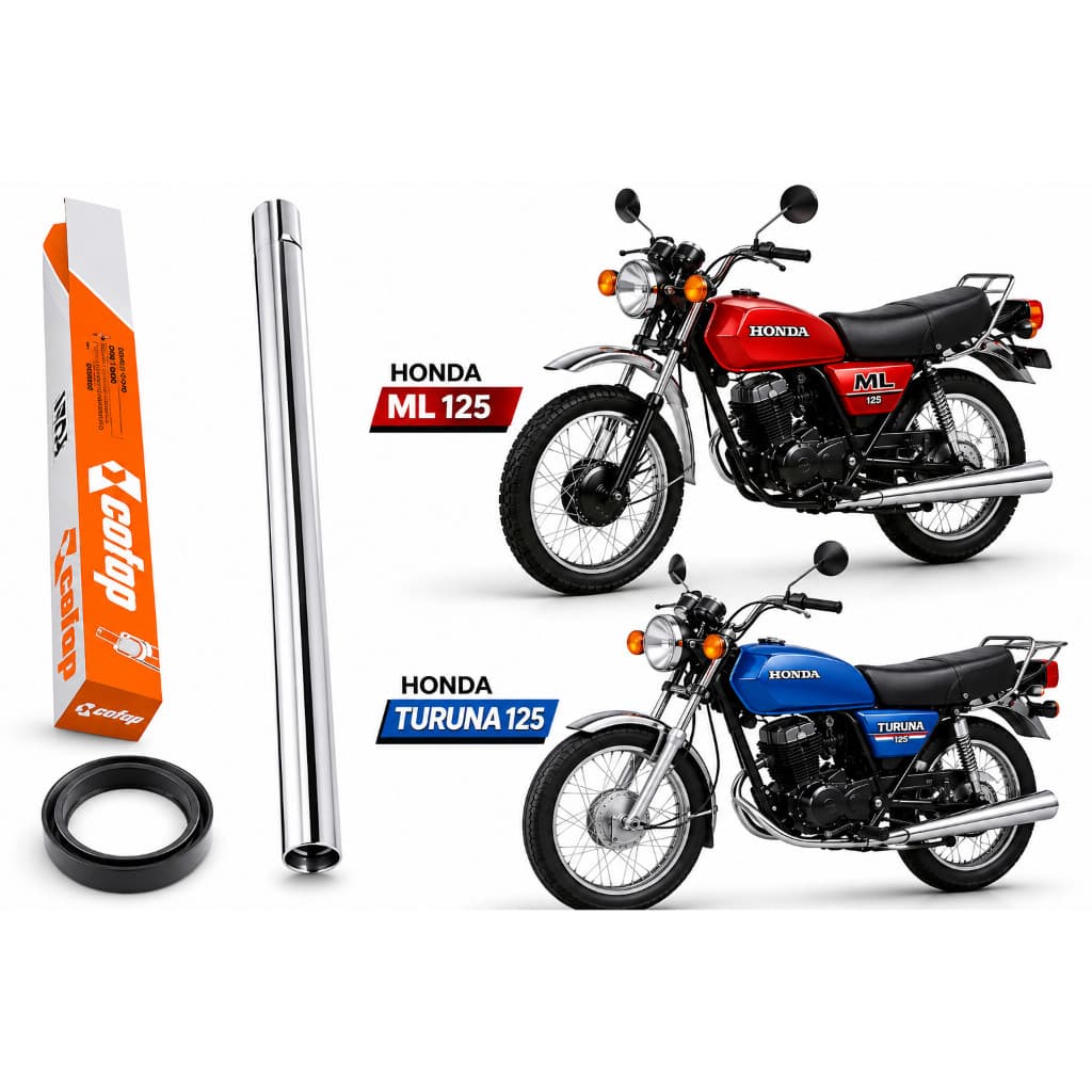 Bengala Tubo Interno Honda ML 125 e Turuna 125 Cofap ORIGINAL + RETENTOR