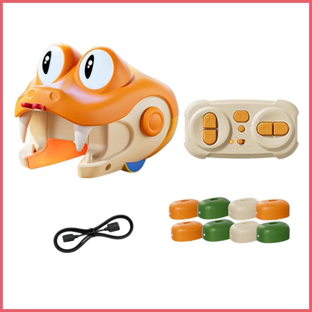 Jogo De Cobra Magnético Comendo-Se Com Som E Luz 2 Velocidades Olhos Móveis Brinquedo Robótica Para Meninos xurit2br