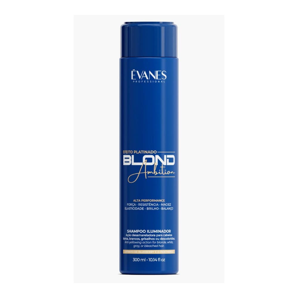 Shampoo Iluminador Blond Ambition Evanes Professional 300ml