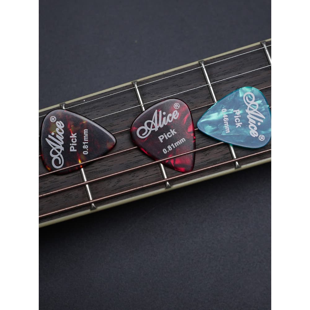 Alice palhetas para guitarra, acessórios para guitarra, palhetas para dedos acústicos, estilhaços para guitarra elétrica