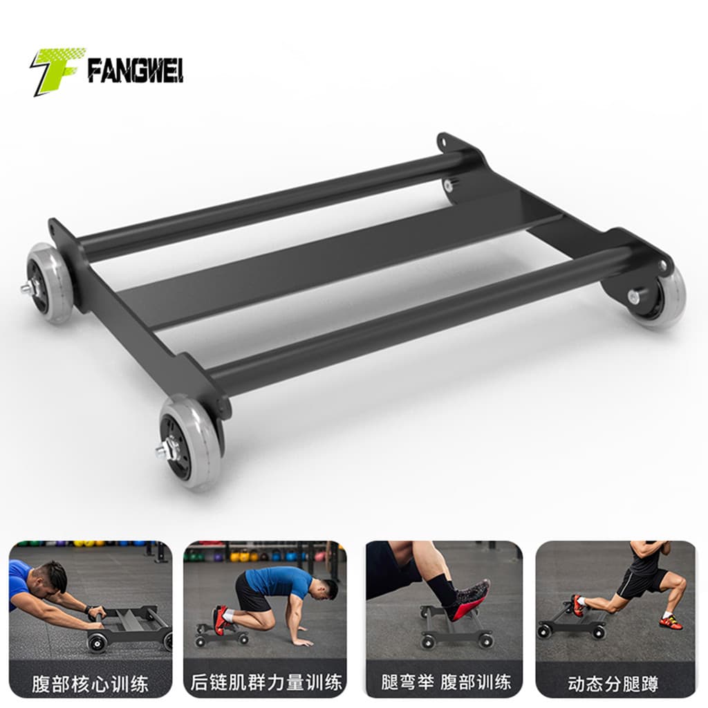 Roda abdominal exercitador abdominal núcleo treinamento corda muscular corrente lateral traseira Multi-função Trainer ca