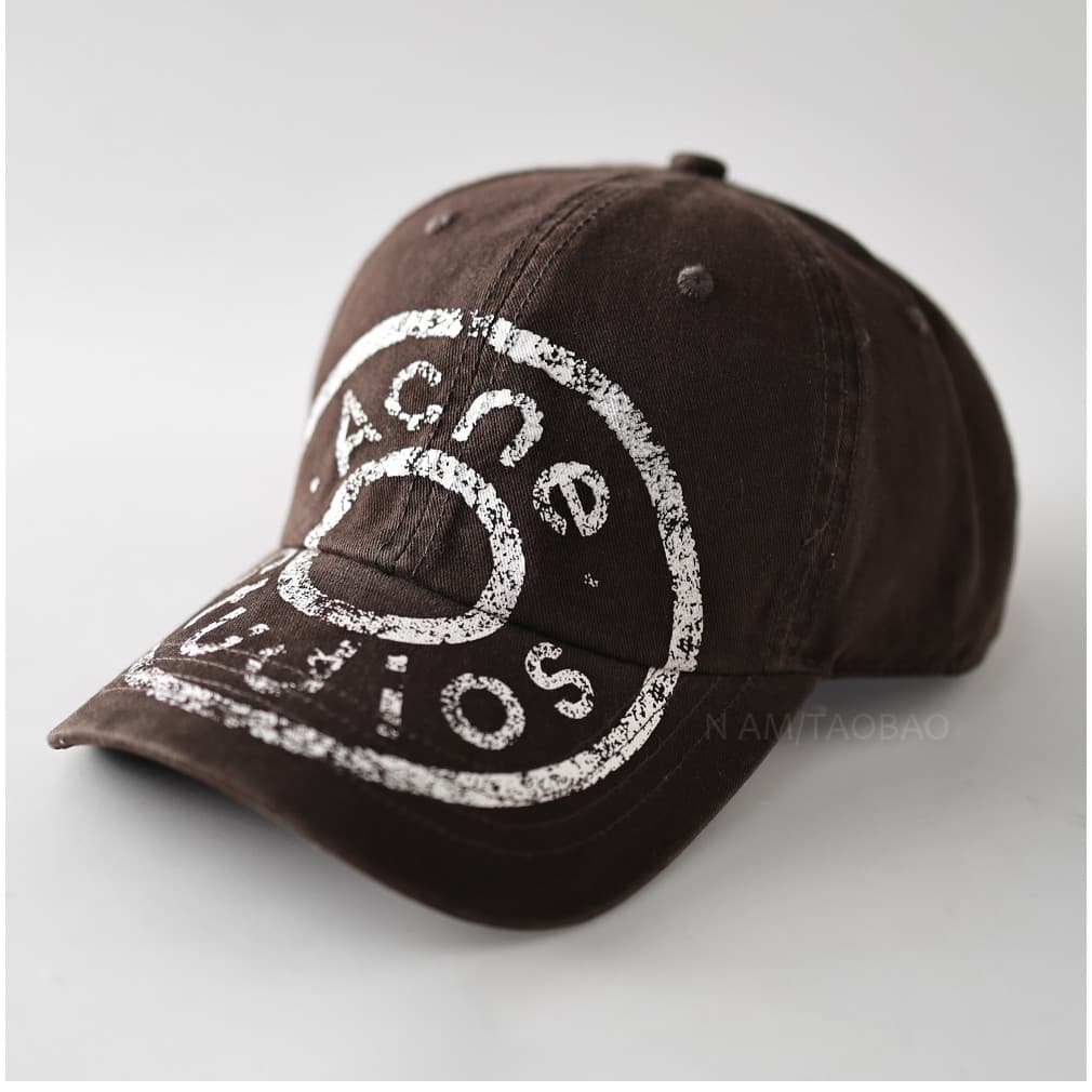 Graffiti redondo etiqueta carta macio topo boné de beisebol Unisex tendência americana Retro All-Match pára-sol boné