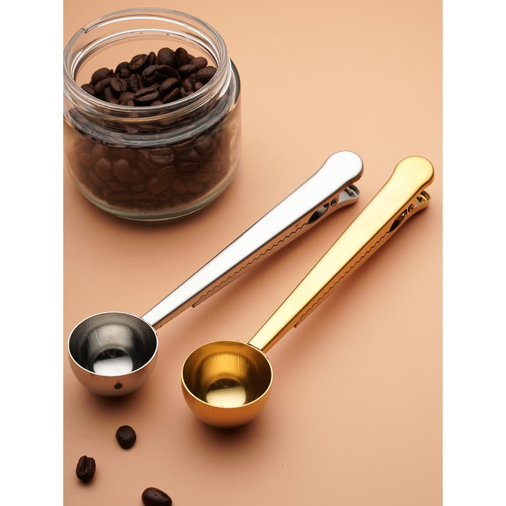 Colher medidora de aço inoxidável, colher medidora de número de grama, farinha de grãos de café, cozinha, cozimento, col