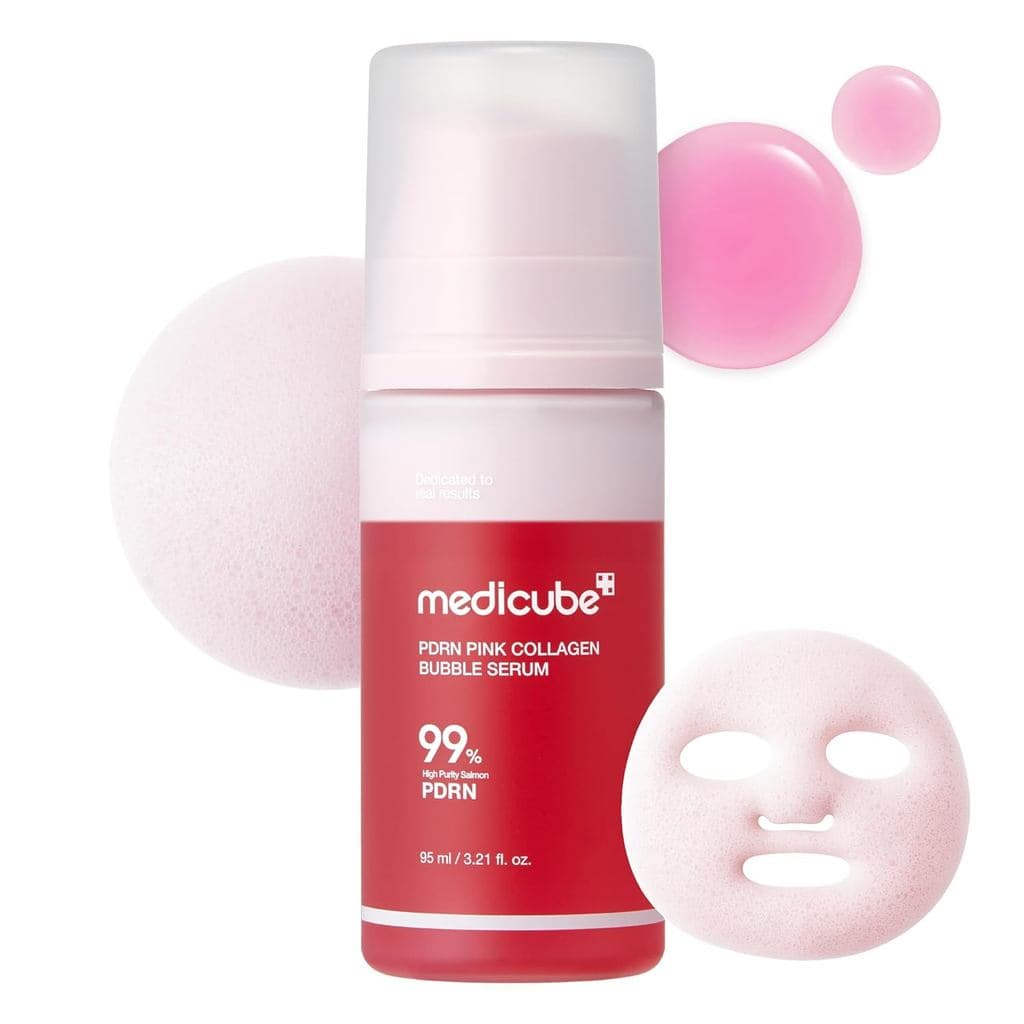 medicubePDRNPinkCollagenBubbleSerum - Sérum de Bolhas para Luminosidade e Cuidado Firmador GCQX