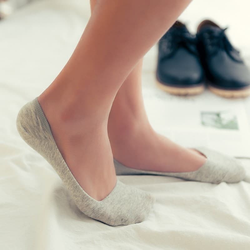 Meias masculinas cor sólida Anti-off invisível boca rasa barco meias primavera verão desodorante absorvente de suor