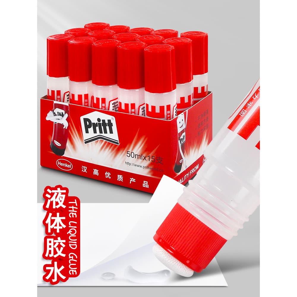 Alemão Henkelbait Cola Líquida Material de Escritório Manual Slime Cola Líquida Transparente Alunos da Escola Primária d