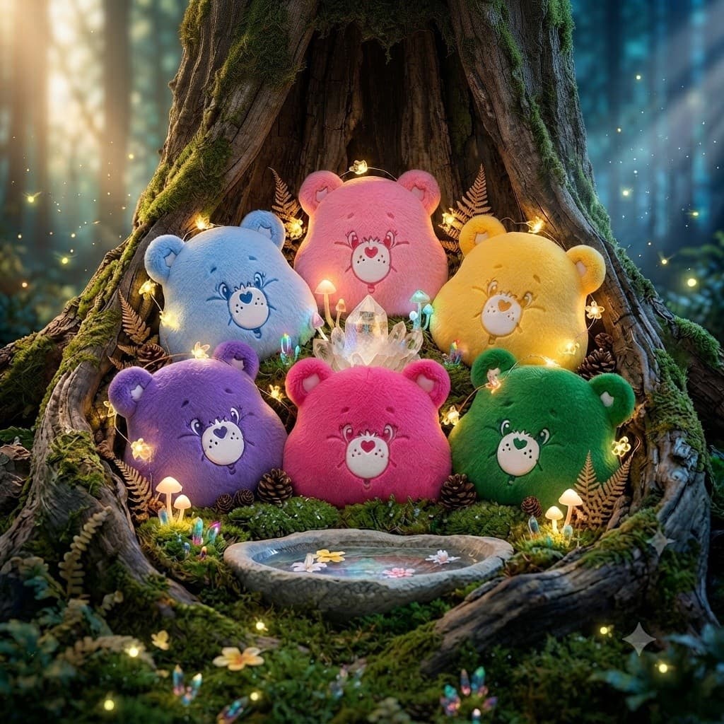 Almofada Ursinhos Carinhosos – Macia, Decorativa e Encantadora 30 cm