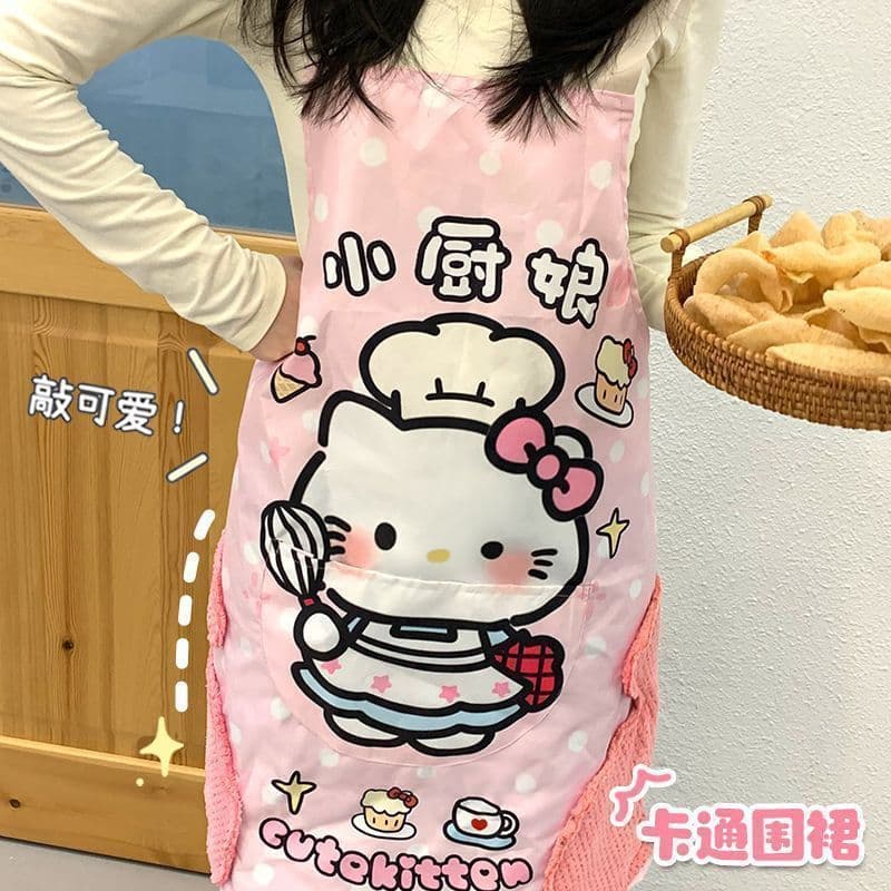 Crayon Shin-Chan Avental Cozinha Sala de Cozinha À Prova D 'Água À Prova de Óleo Catering Destacável Descartável Cozinha