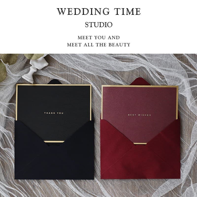 Linha host cartão de mão inserção host cartão de mão linha clipe tipo cartão de voto casamento ins estilo High-end