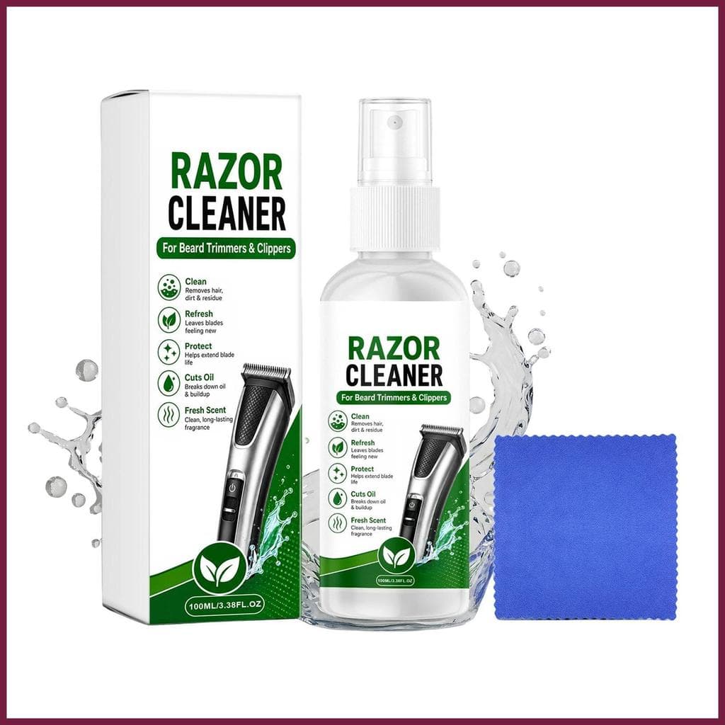 Limpador De Navalha Elétrica 100ml , Cortador De Barba , Barbeiro , Chuveiro , Líquido , Solução De Limpeza Para Casa ke
