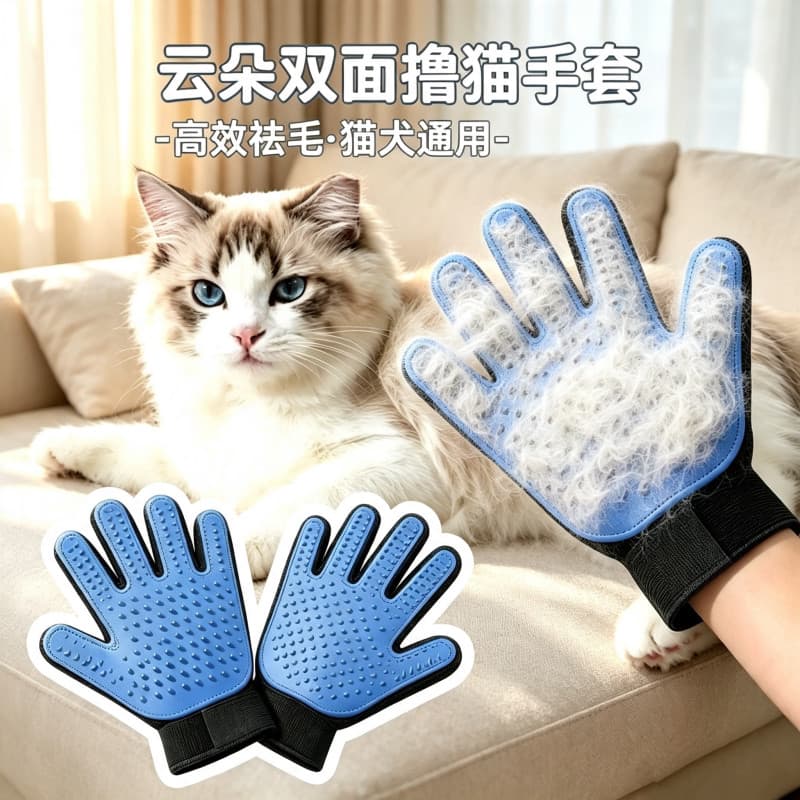 Gato aliciamento luvas gato remover cabelo flutuante gato cão pente cabelo longo gato limpeza ferramenta útil gato banho