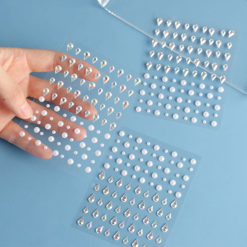 Lágrimas Diamante Maquiagem para os Olhos Diamante Brilhante Pequeno Diamante Olho Canto Maquiagem Pérola Maquiagem de N