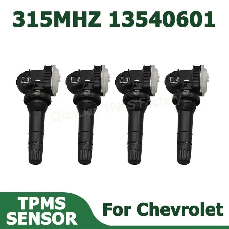 HZY 315MHZ 13540601 Sensor TPMS Pré-Programado Para Chevrolet Camaro Caprice Cobalto Colorado Cruze Equinox HHR Impala M