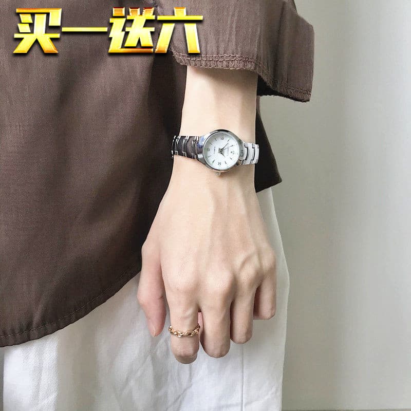 relogio feminino pequeno delicado relogio feminino luxo Relógio feminino estilo ins estilo nicho luz luxo estudante júni