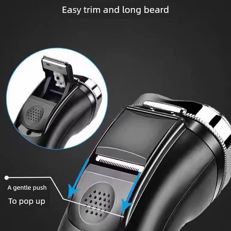 barbeador eletrico masculino Barbeador elétrico alemão de alta potência 6D para lavagem de corpo inteiro recarregável ba