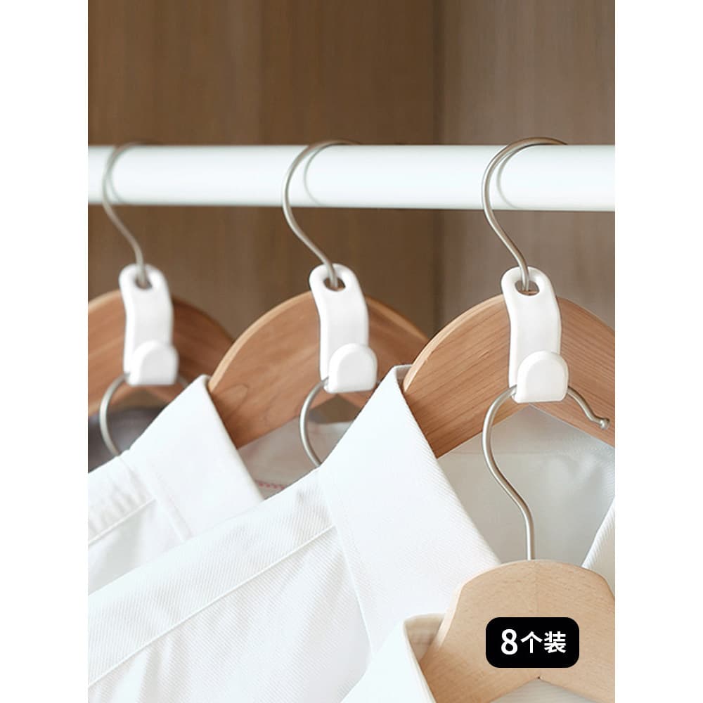 Gancho de conexão de cabide, quarto, guarda-roupa, economia de espaço, arranjo de armazenamento, ferramenta útil, empilh