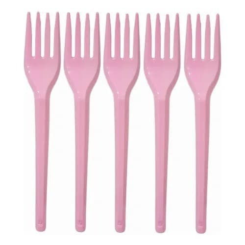 Garfinho Sobremesa em plástico Resistente ROSA C/80UN