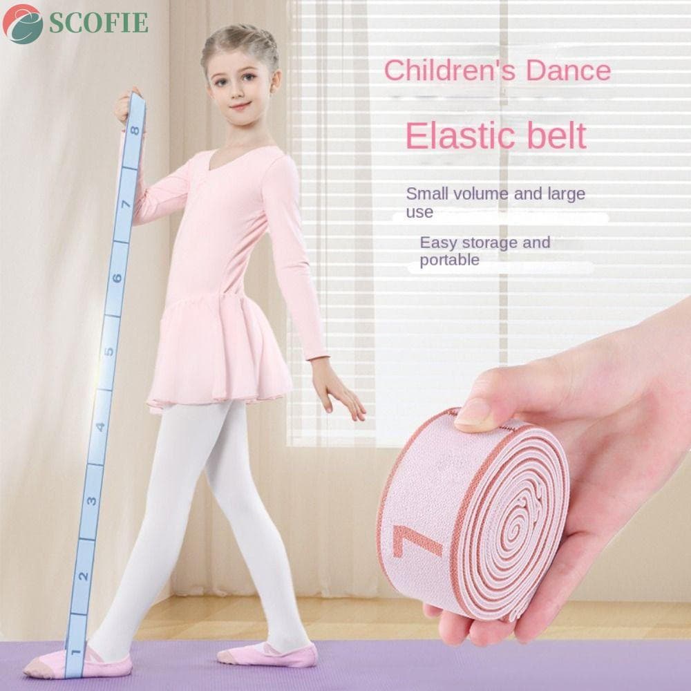 Faixas de resistência para fitness SCOFIE, faixas elásticas para yoga com 8/10/12 seções, adequadas para exercícios de C