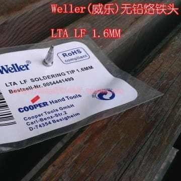 Weller Weller LT Ponta de ferro de solda sem chumbo Longa vida Lâmina pequena LTKN Ponta de ferro de solda de alta quali
