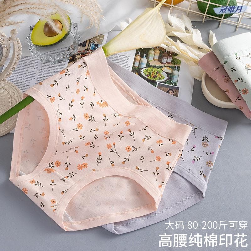 Roupa íntima feminina idosa de meia-idade Cuecas para mães Mulheres idosas de meia-idade